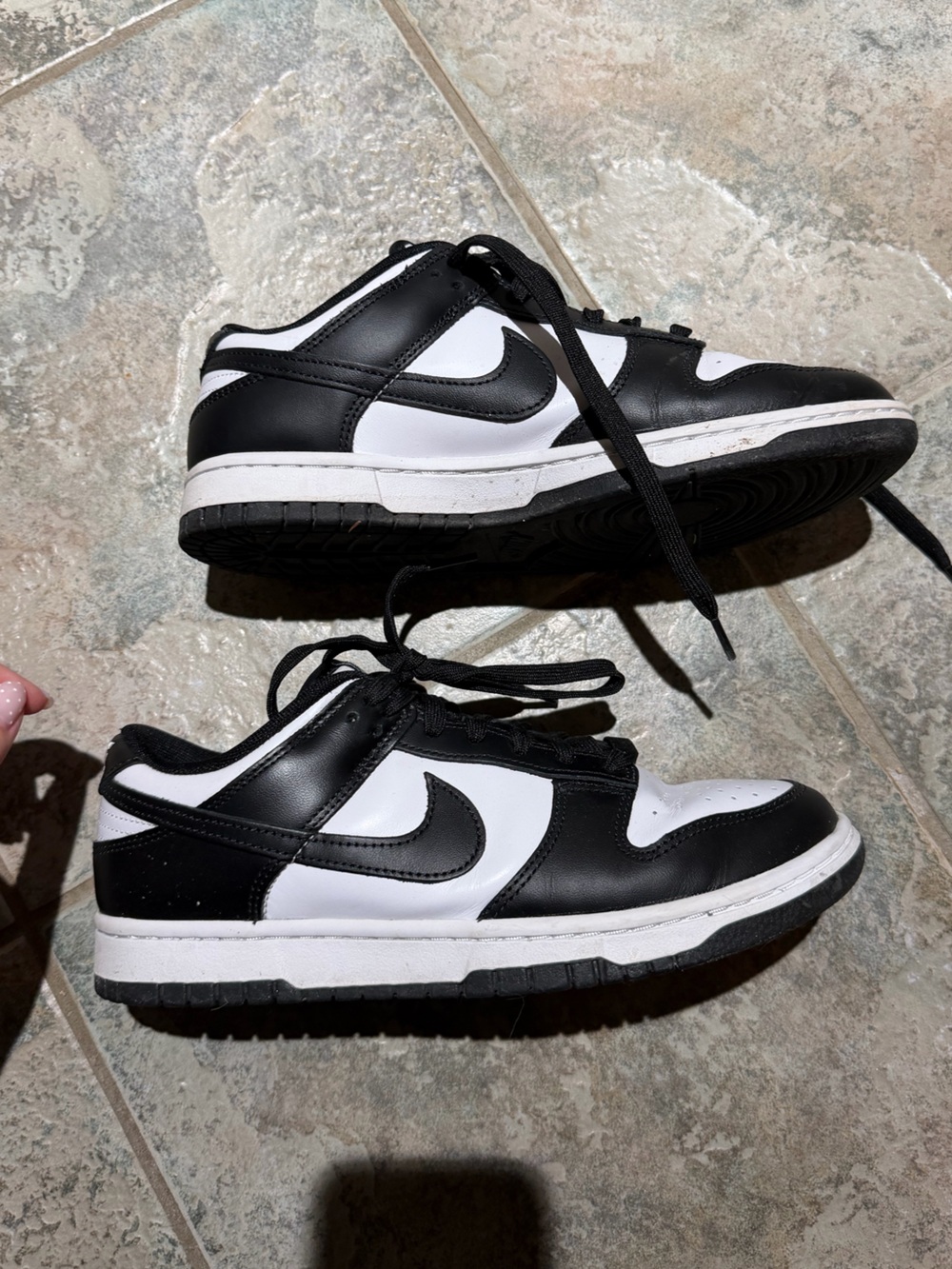 Nike Dunk Black and White Low-Top Sneakers